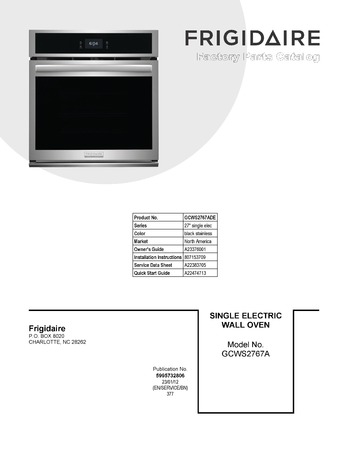 Diagram for GCWS2767ADE