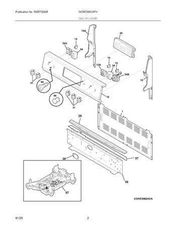 Diagram for GCRE306CAFH