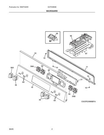 Diagram for GCFE3060BFA