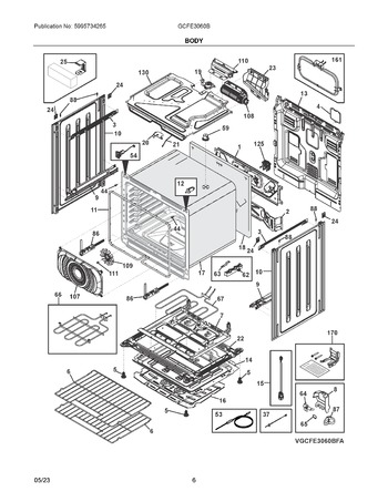 Diagram for GCFE3060BFA