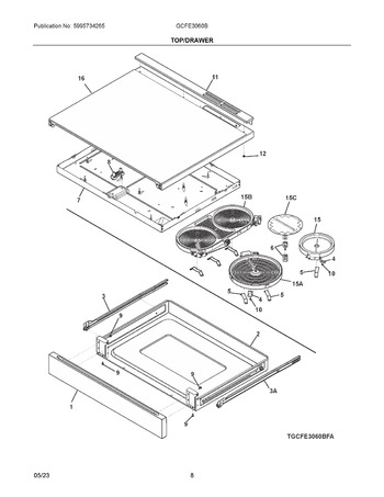 Diagram for GCFE3060BFA