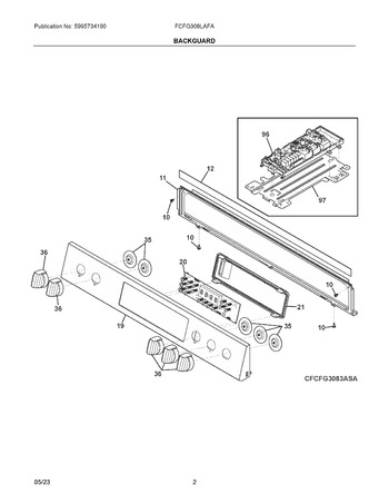 Diagram for FCFG308LAFA