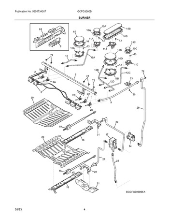 Diagram for GCFG3060BDA