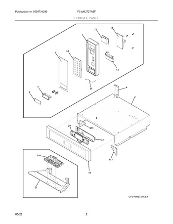 Diagram for FCWM2727ABF