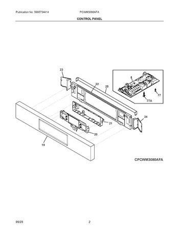 Diagram for PCWM3080AFA