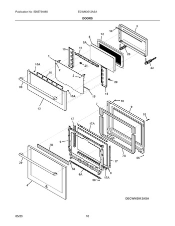 Diagram for ECWM3012ASA