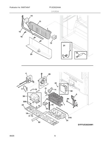 Diagram for FFUE2022AWA