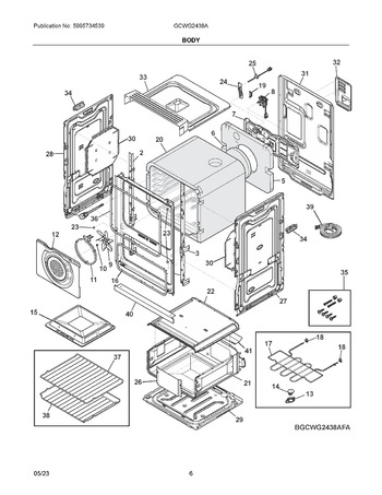 Diagram for GCWG2438AFA