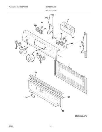 Diagram for GCRE3038AFH