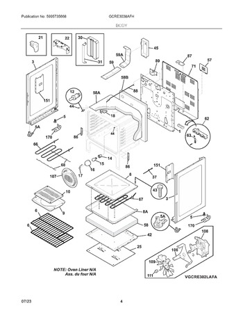 Diagram for GCRE3038AFH