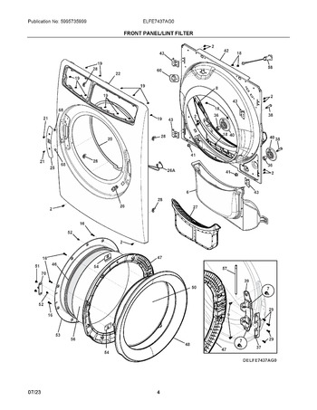 Diagram for ELFE7437AG0