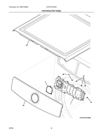 Diagram for ELFE7437AG0