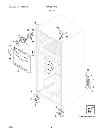 Diagram for FFTR2045VW3