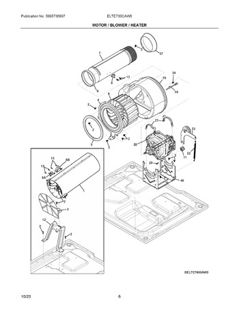 Diagram for ELTE730CAW0