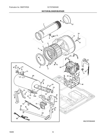 Diagram for ELTG7300AW0