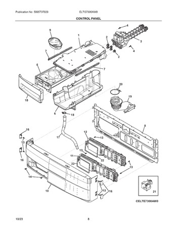 Diagram for ELTG7300AW0