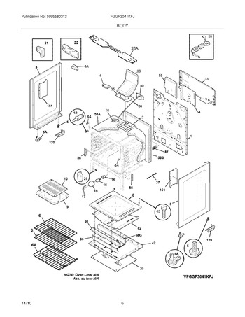 Diagram for FGGF3041KFJ