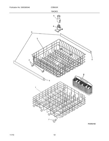 Diagram for CDB600KW0A