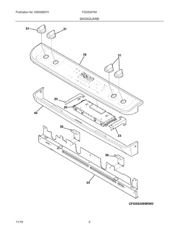 Diagram for FGDS3075KBD