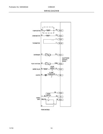 Diagram for CDB600KW0A