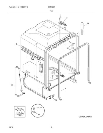 Diagram for CDB600KW0A