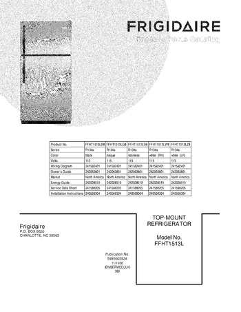 Diagram for FFHT1513LZ8