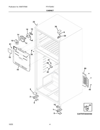 Diagram for FFHT2045VW2