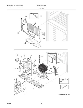 Diagram for FFHT2045VW4