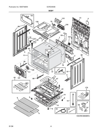 Diagram for GCRE3060BFA