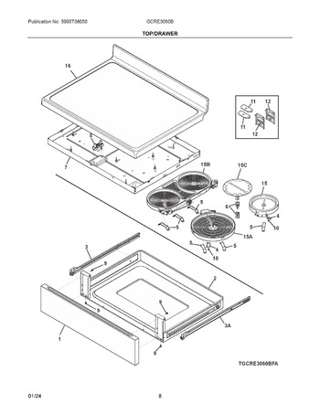 Diagram for GCRE3060BFA