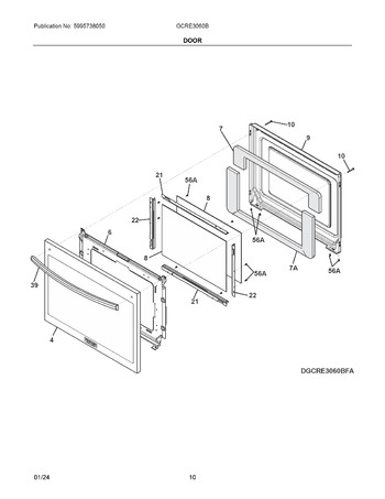 Diagram for GCRE3060BFA