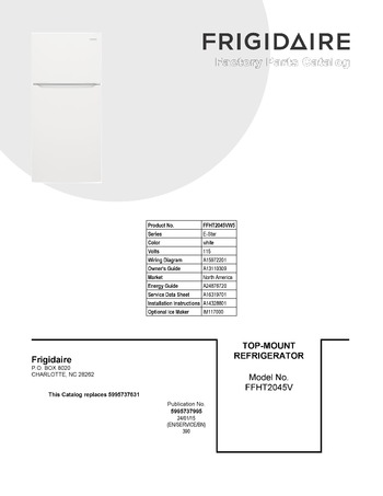 Diagram for FFHT2045VW5