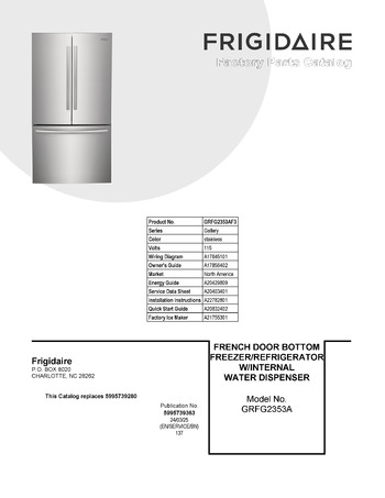 Diagram for GRFG2353AF3