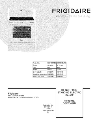 Diagram for CGEF3032MWB