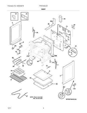 Diagram for FFEF3043LSH