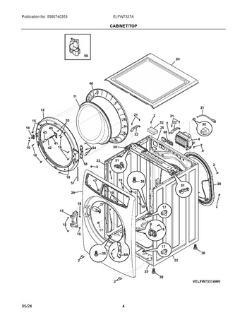 Diagram for ELFW7337AW2