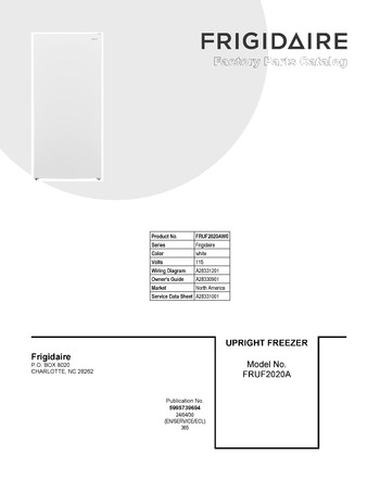 Diagram for FRUF2020AW0