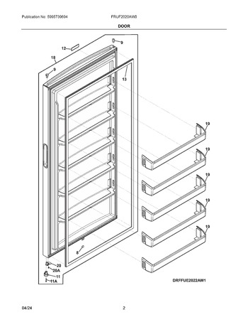 Diagram for FRUF2020AW0