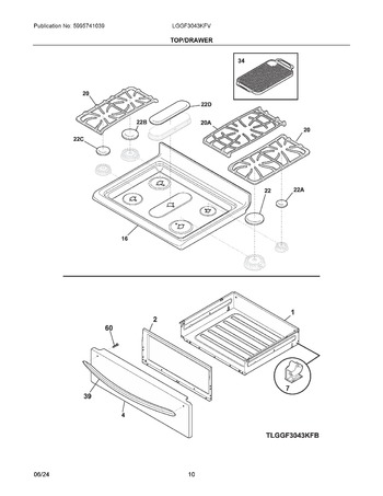 Diagram for LGGF3043KFV