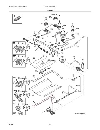 Diagram for FFGH3054USB