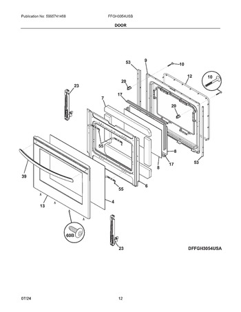 Diagram for FFGH3054USB