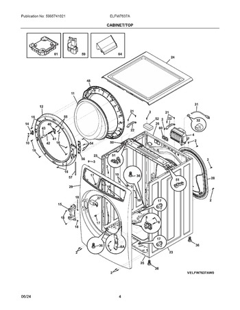 Diagram for ELFW7637AW1