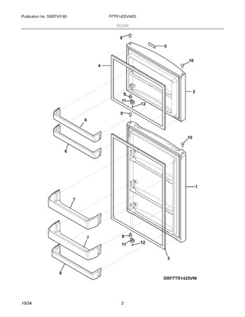 Diagram for FFTR1425VW03