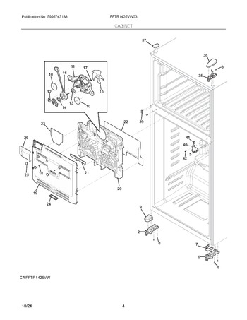 Diagram for FFTR1425VW03