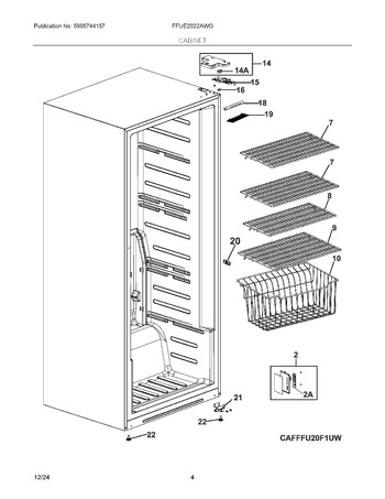 Diagram for FFUE2022AWG