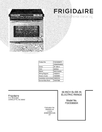 Diagram for FGES3065KFE