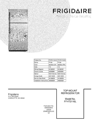 Diagram for FFHT2116LS2