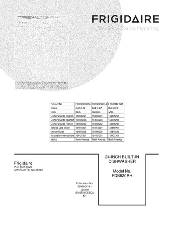 Diagram for FDB520RHC1A