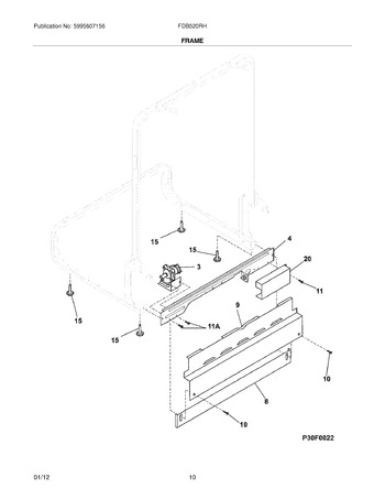 Diagram for FDB520RHB3B