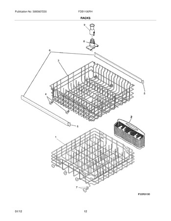 Diagram for FDB1100RHC3B